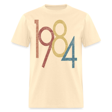 Load image into Gallery viewer, 1984 Retro Vintage 40th Birthday Graphic 1980s T-Shirt - natural