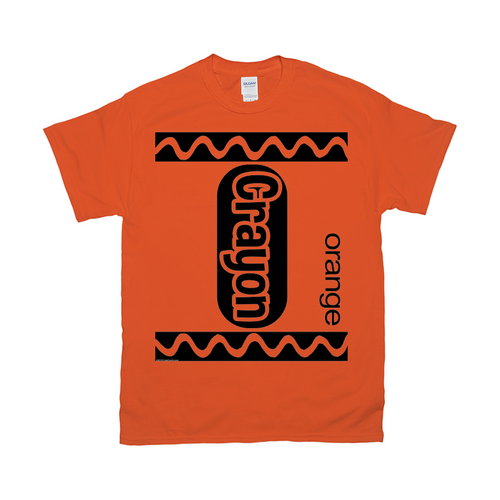 Orange Crayon Halloween Costume T-Shirt