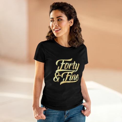 Forty and Fine 40th Birthday Shirt