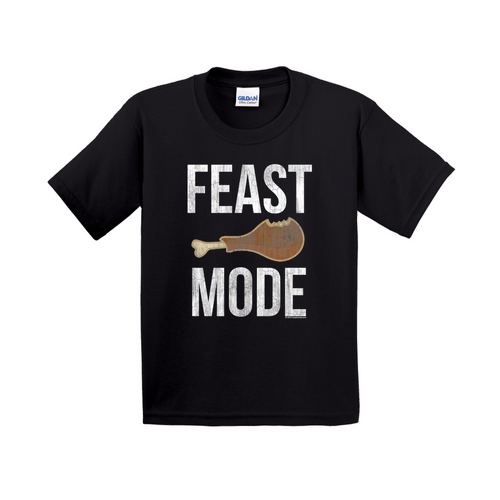 Feast Mode Vintage Thanksgiving Beast Boys Kids T-Shirt