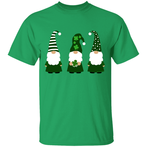 Cute St Patricks Day Gnomes Green T-Shirt Unisex Mens Womens Adult
