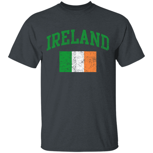 Vintage Ireland Irish Flag T-Shirt St Patricks Day Mens Womens Unisex Tee