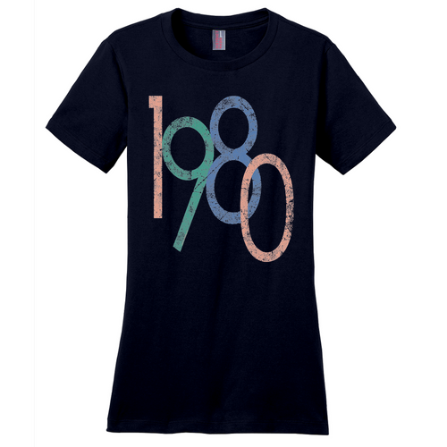 1980 Vintage Shirt 80s Graphic T-Shirt For Women