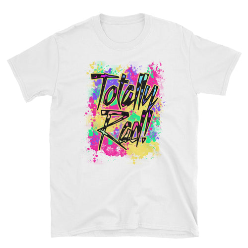 Totally Rad 80s Shirt 1980s Clothing Neon Color Run T-Shirt
