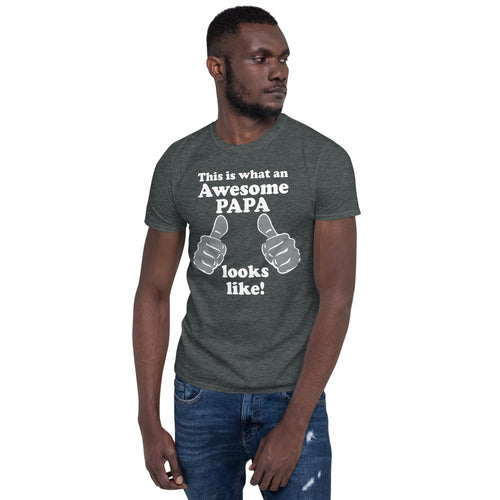 Awesome Papa Funny Father's Day Men's T-Shirt