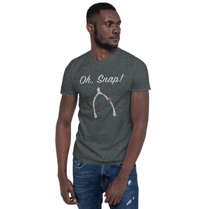 Oh Snap Thanksgiving Turkey Wishbone Funny T-Shirt