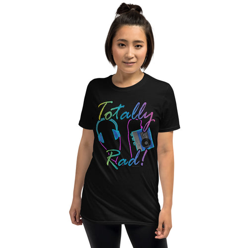 Totally Rad Funny Vintage Retro Cassette Tape 80's T-Shirt