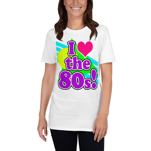 I Love the 80s Shirt 1980s Womens Clothing 80s Party Costume Tee