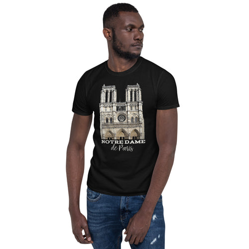 Notre Dame Cathedral Souvenir T Shirt Paris France Gift