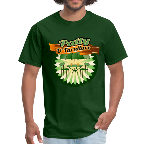 Patty O'Furniture Funny St Patricks Day T-Shirt - forest green