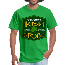Load image into Gallery viewer, Custom Shirts St Patricks Day Shirt Men Women Unisex Personalized Name Irish Pub Funny Cute Drinking Tee - bright green