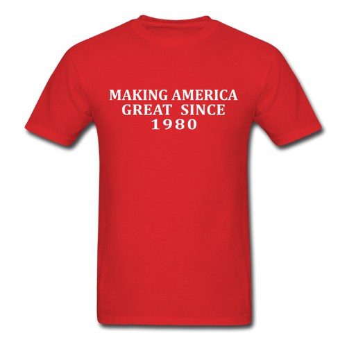 Birthday Making America Great T-Shirt - red