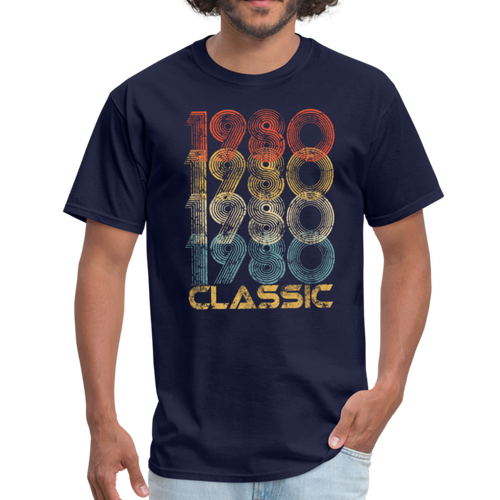 1980 Vintage Classic T-Shirt - navy
