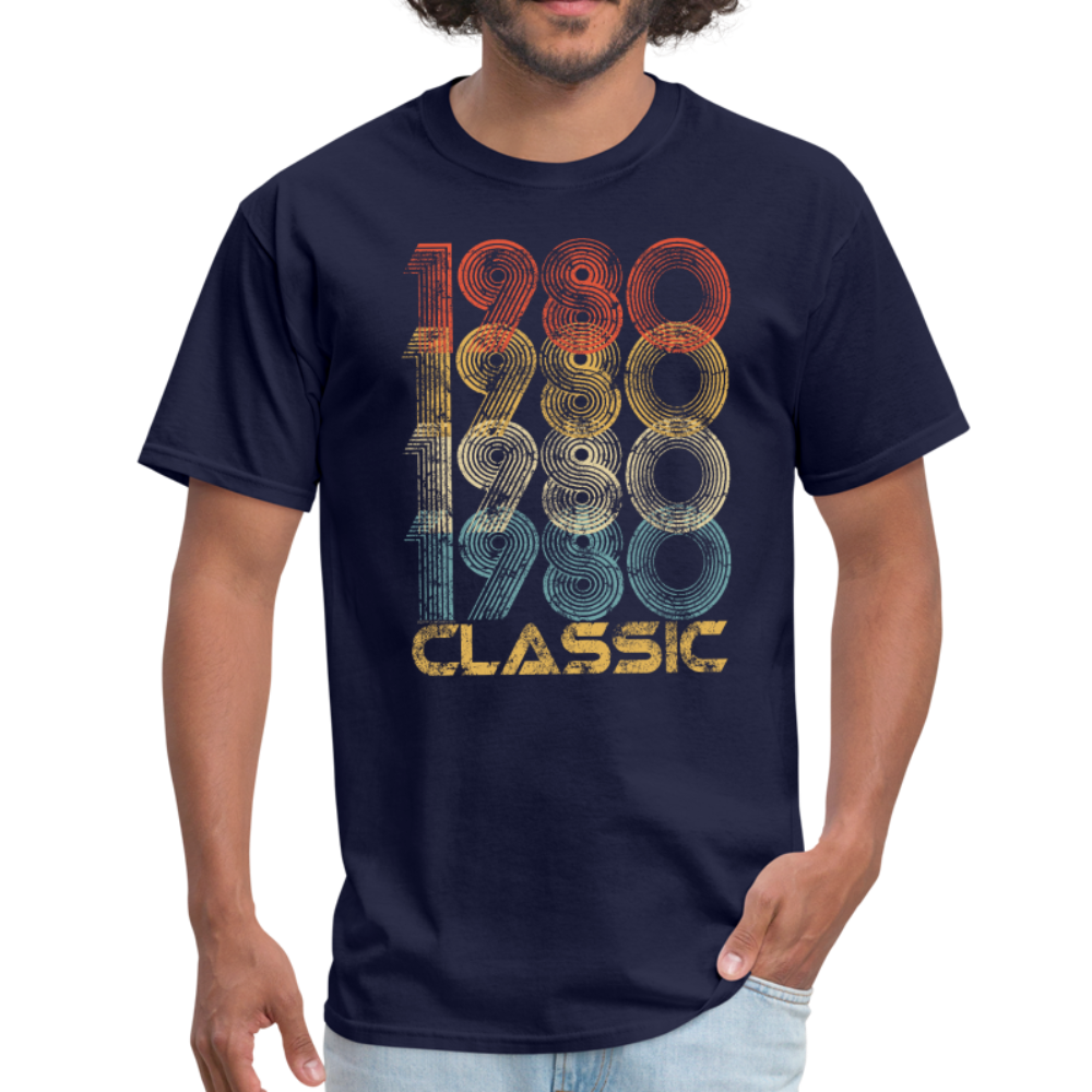 1980 Vintage Classic T-Shirt - navy