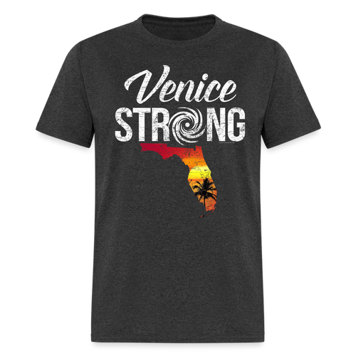 Venice Strong Shirt Florida Strong Sunset Hurricane Ian T Shirt Unisex Mens/Womens - heather black